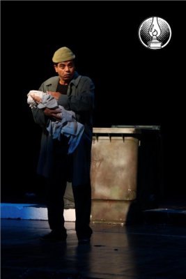 A Photograph of the Theatrical Performance "Khataya", the Popular Theatre Troupe, 2010
