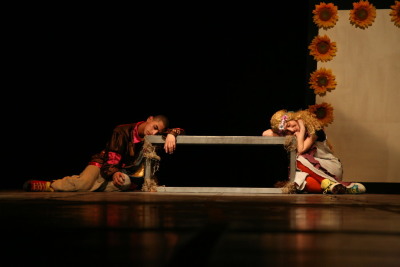 A Photograph of the Theatrical Performance "Khataya", the Popular Theatre Troupe, 2010
