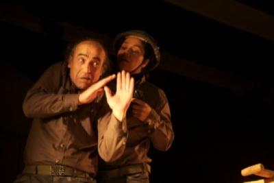 A Photograph of the Theatrical Performance "Haffar al-Qubur", the Popular Theatre Troupe, 2007
