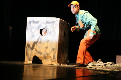 A Photograph of the Theatrical Performance "Khataya", the Popular Theatre Troupe, 2010
