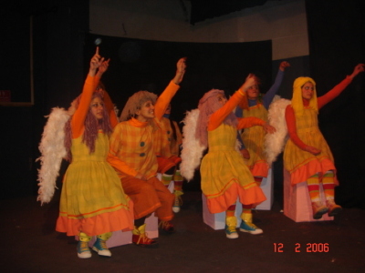 A Photograph of the Theatrical Performance "At-Taʾer al-Hazin", the Popular Theatre Troupe, 2006
