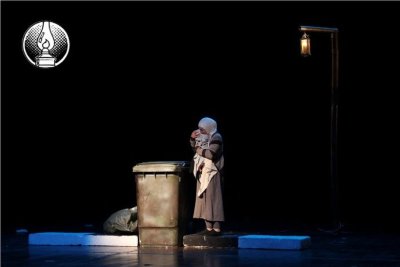 A Photograph of the Theatrical Performance "Khataya", the Popular Theatre Troupe, 2010
