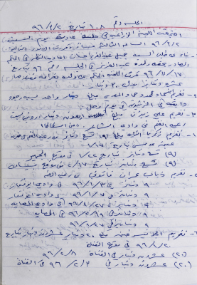 The Minutes of the Agricultural Committee Session No. 108 of 1996