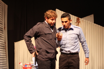 A Photograph of the Theatrical Performance "Hay at-Tanak", the Popular Theatre Troupe, 2016
