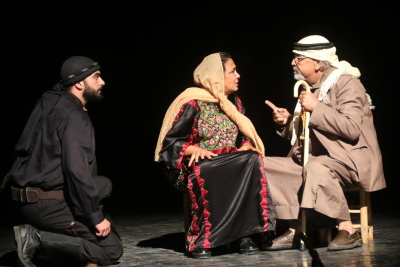 A Photograph of the Theatrical Performance of "Qiṣaṣ Min Zaman al-Khuyul al-Baydaʾ", 2017 
