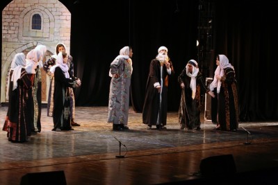 A Photograph of the Theatrical Performance of "Qiṣaṣ Min Zaman al-Khuyul al-Baydaʾ", 2017 
