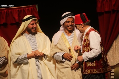 A Photograph of the Theatrical Performance of "Qiṣaṣ Min Zaman al-Khuyul al-Baydaʾ", 2017 
