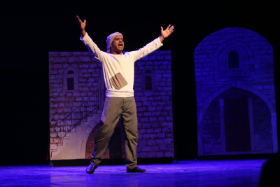 A Photograph of the Theatrical Performance of "Qiṣaṣ Min Zaman al-Khuyul al-Baydaʾ", 2017 
