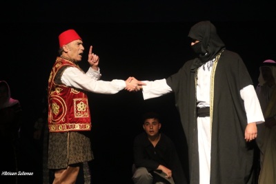 A Photograph of the Theatrical Performance of "Qiṣaṣ Min Zaman al-Khuyul al-Baydaʾ", 2017 
