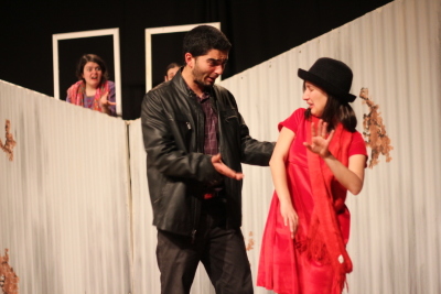 A Photograph of the Theatrical Performance "Hay at-Tanak", the Popular Theatre Troupe, 2016
