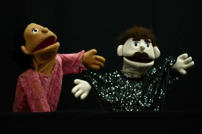A Photograph of the Theatrical Performance "Aṣfura Wa Jaradah", the Popular Theatre Troupe, 2015

