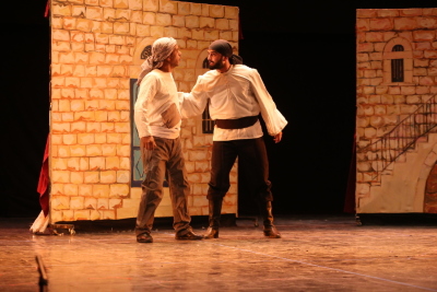 A Photograph of the Theatrical Performance of "Qiṣaṣ Min Zaman al-Khuyul al-Baydaʾ", 2017 
