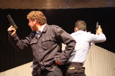 A Photograph of the Theatrical Performance "Hay at-Tanak", the Popular Theatre Troupe, 2016
