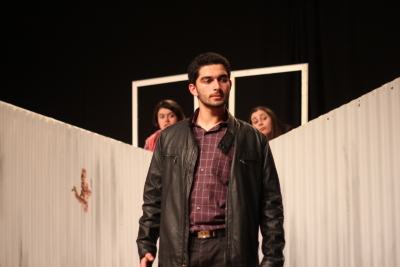 A Photograph of the Theatrical Performance "Hay at-Tanak", the Popular Theatre Troupe, 2016
