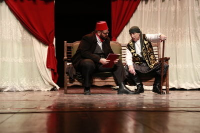 A Photograph of the Theatrical Performance of "Qiṣaṣ Min Zaman al-Khuyul al-Baydaʾ", 2017 
