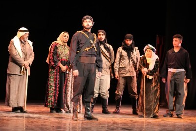 A Photograph of the Theatrical Performance of "Qiṣaṣ Min Zaman al-Khuyul al-Baydaʾ", 2017 
