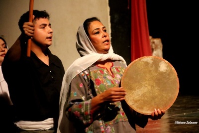 A Photograph of the Theatrical Performance of "Qiṣaṣ Min Zaman al-Khuyul al-Baydaʾ", 2017 
