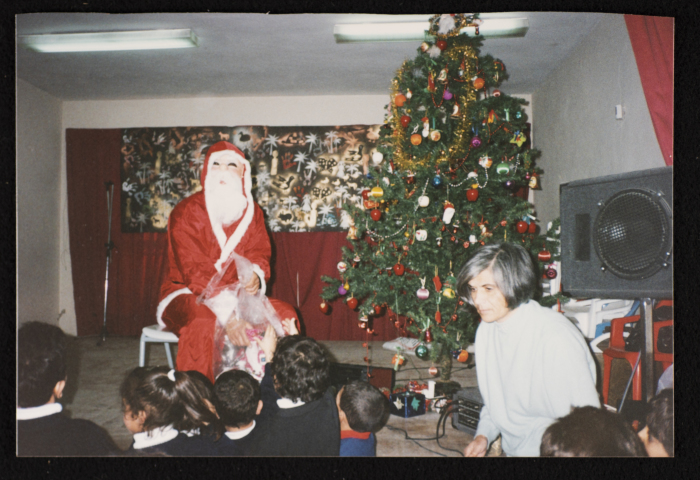 A Photograph of a Christmas Celebration at Rawdat el-Zuhur, 1996