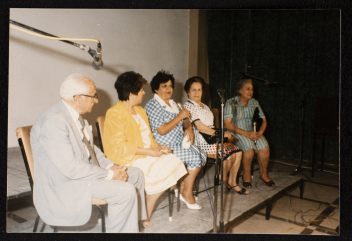 A Photograph of Elizabeth Naṣer's Retirement Ceremony, Rawdat el-Zuhur, 1986