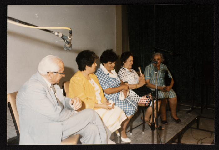 A Photograph of Elizabeth Naṣer's Retirement Ceremony, Rawdat el-Zuhur, 1986