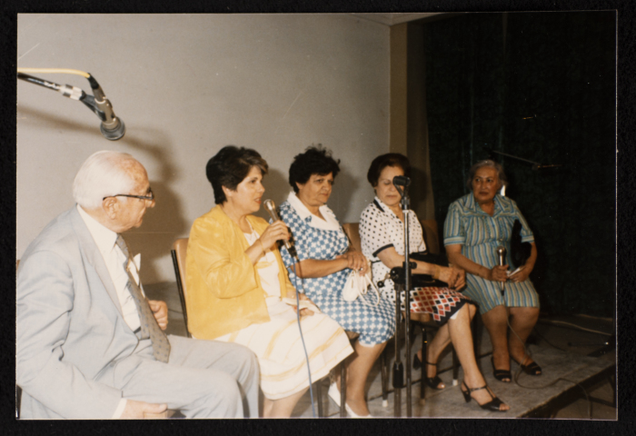 A Photograph of Elizabeth Naṣer's Retirement Ceremony, Rawdat el-Zuhur, 1986 
