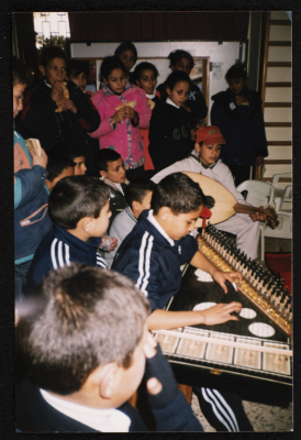 Students during Music Class, Rawdat el-Zuhur, al-Quds (Jerusalem), 1997