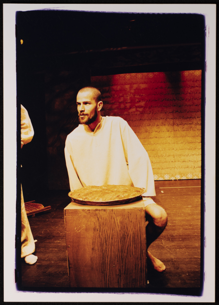 A Photograph of an Actor During the Theatrical Performance 
