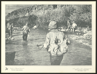 "Palestinian Fedayeen in al-Aghwar, Jordan, by Hany Jawhariyye", A Photograph from Palestinian Images Magazine, 1969
