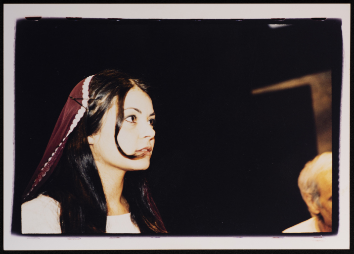 A Photograph of Āmal Qays During the Theatrical Performance of 