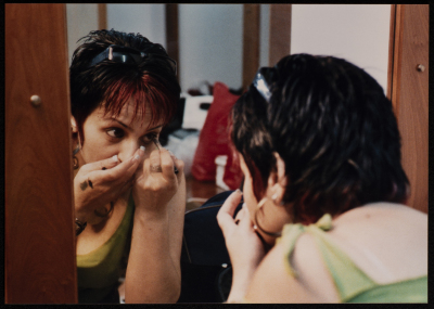 A Photograph of the Hairdresser Before the Theatrical Performance "Bayad al-Aynayn", al-Midan Theatre, 2005	