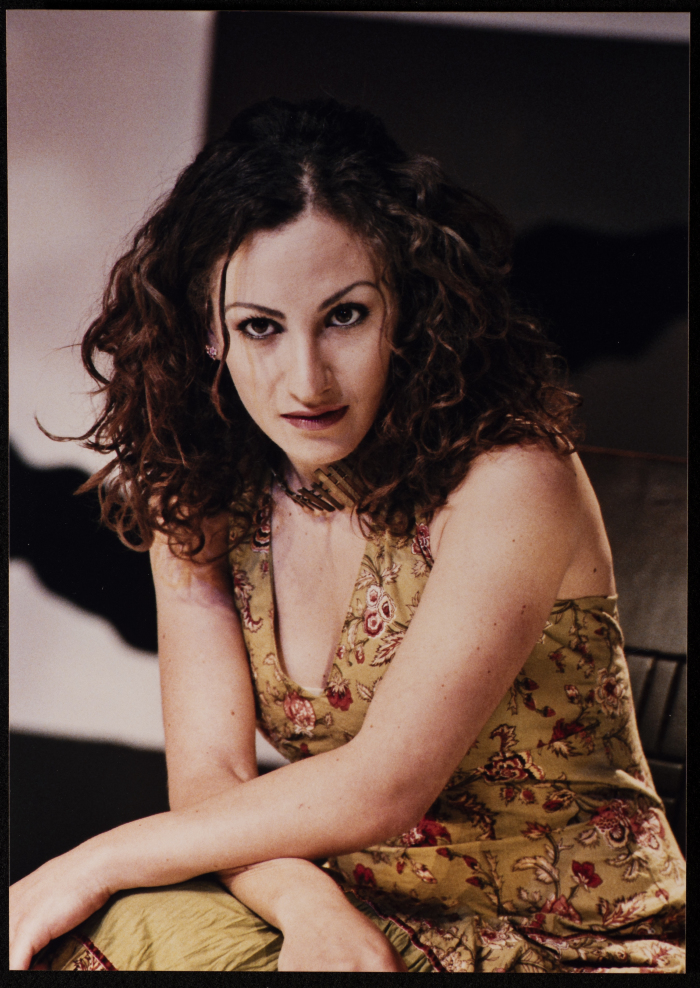 A Photograph of Hanan Hillo Before the Theatrical Performance of 
