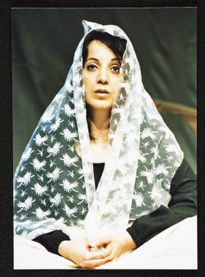A Photograph Taken During the Theatrical Performance "Ahlam Shaqeyyeh", al-Midan Theatre, 2001