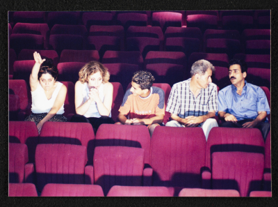 A Photograph of the Theatre Staff of the "Buʾs Wa Ruʿb Reich ath-Thaleth" Play, al-Midan Theatre, 2002