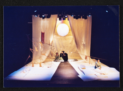 A Photograph of Taken During the Theatrical Performance "Ahlam Shaqeyyeh", al-Midan Theatre, 2001	