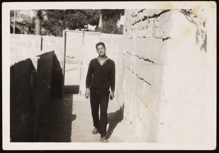 A Photograph of Yusef Barquny, Gaza, 1972