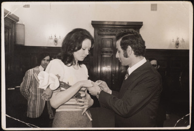 A Photograph of Taysir and Lina Barquny