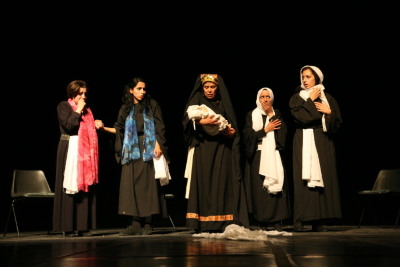 A Photograph of the Theatrical Performance "Khataya", the Popular Theatre Troupe, 2010
