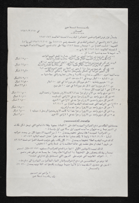 "Imposing Taxes", a Statement Issued by the Municipality of  Shefa-