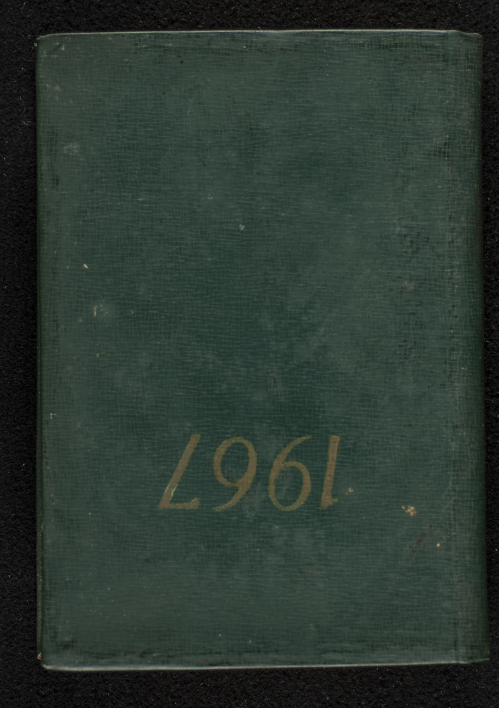 Agenda Belonging to Mahmud Huṣary, 1967 