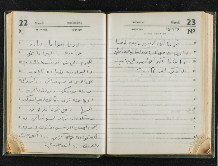 Agenda Belonging to Mahmud Huṣary, 1967 
