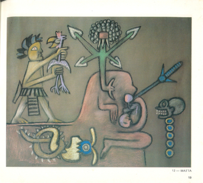 "Matta", a Painting by the Chilean Artist Roberto Matta, 1978 