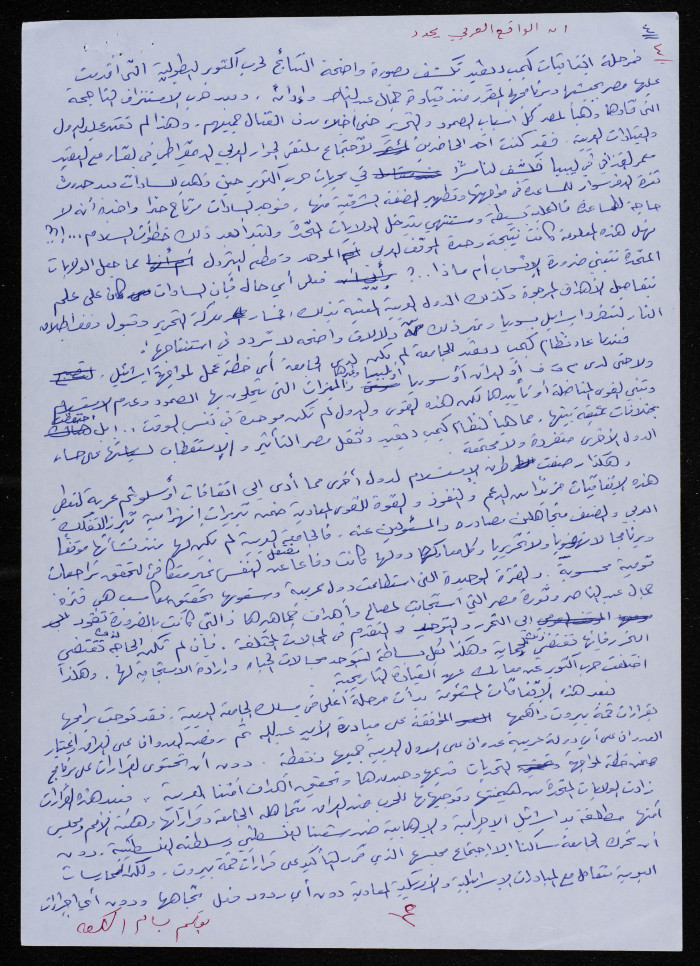 إن الواقع العربي مهم بالتفصيل