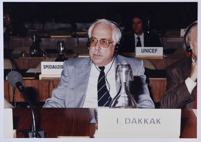 Mr. Ibrahim Dakkak at the United Nations Educational, Scientific and Cultural Organization 