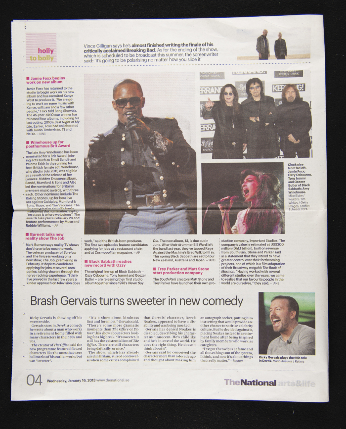 A Paper Clipping about 'Richard II' Play