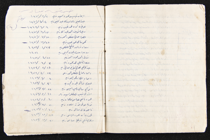 دفتر ملاحظات كمال طاهر زيد الكيلاني