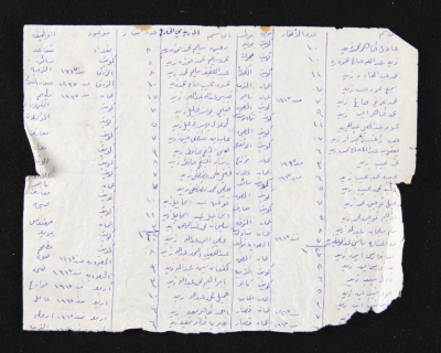 A Listing of Kilany Family Members Outside Palestine