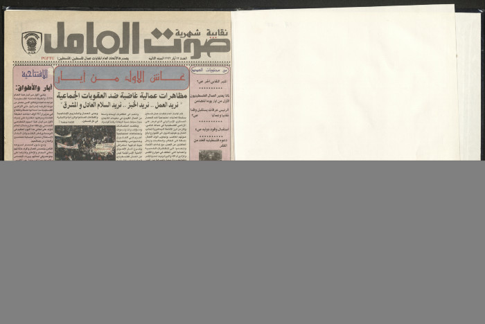 Sawt el-Amel Newspaper, Issue No. 12, May 1996