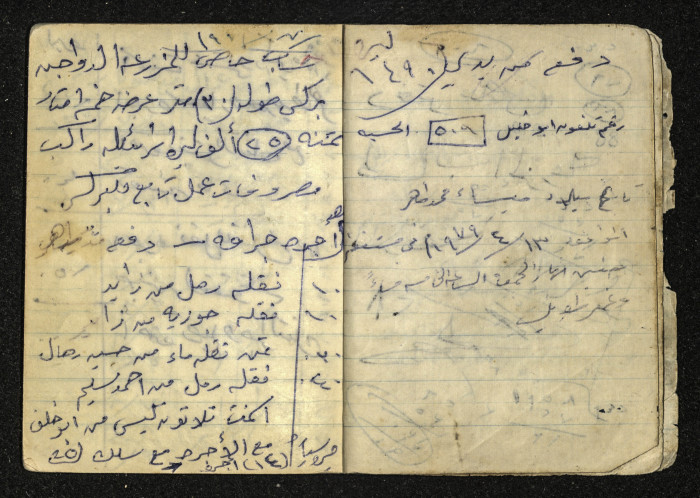 دفتر ملاحظات تخص طاهر جلغوم 