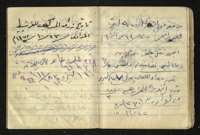 دفتر ملاحظات تخص طاهر جلغوم 