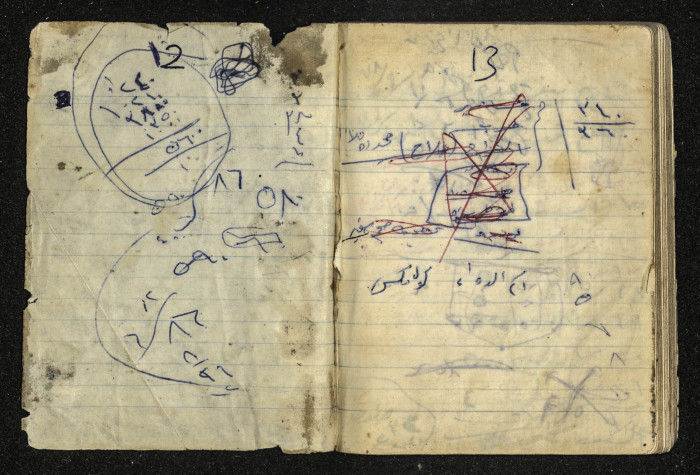 دفتر ملاحظات تخص طاهر جلغوم 